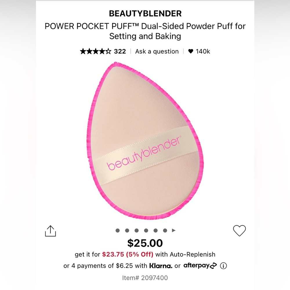 Beautyblender Power Pocket Puff